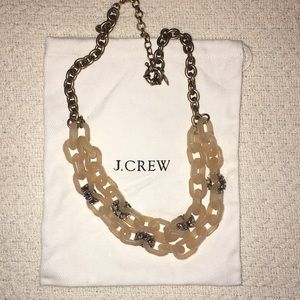 J Crew Double Strand Statement Necklace